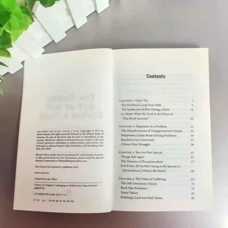 The Subtle Art of Not Giving a F*ck – Mark Manson